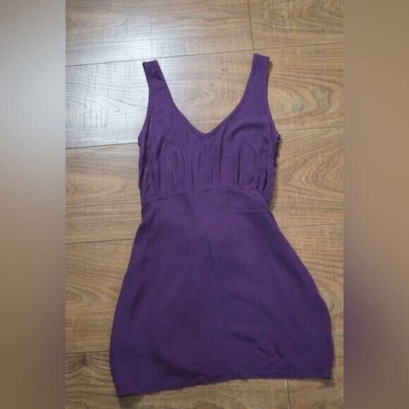 Purple Backless Caged Dress Size S - Picture 7 of 10